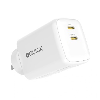 Premium NANO ENERGY 2 45W PD3.0 Dual USB-C Ports Charging Adapter