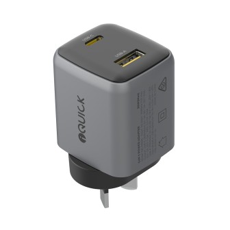 Premium NANO ENERGY 2 30W PD3.0 USB-C and USB-A Ports Charging Adapter - Gun