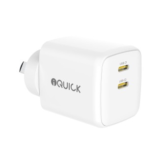 Premium NANO ENERGY 2 30W PD3.0 Dual USB-C Ports Charging Adapter