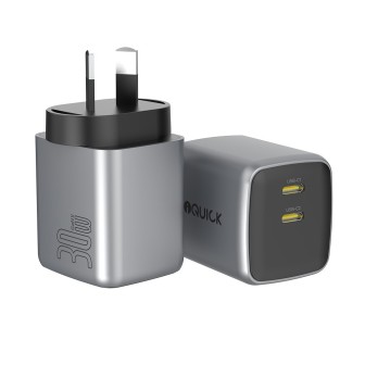 Premium NANO ENERGY 2 30W PD3.0 Dual USB-C Ports Charging Adapter