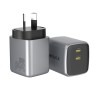 Premium NANO ENERGY 2 30W PD3.0 Dual USB-C Ports Charging Adapter