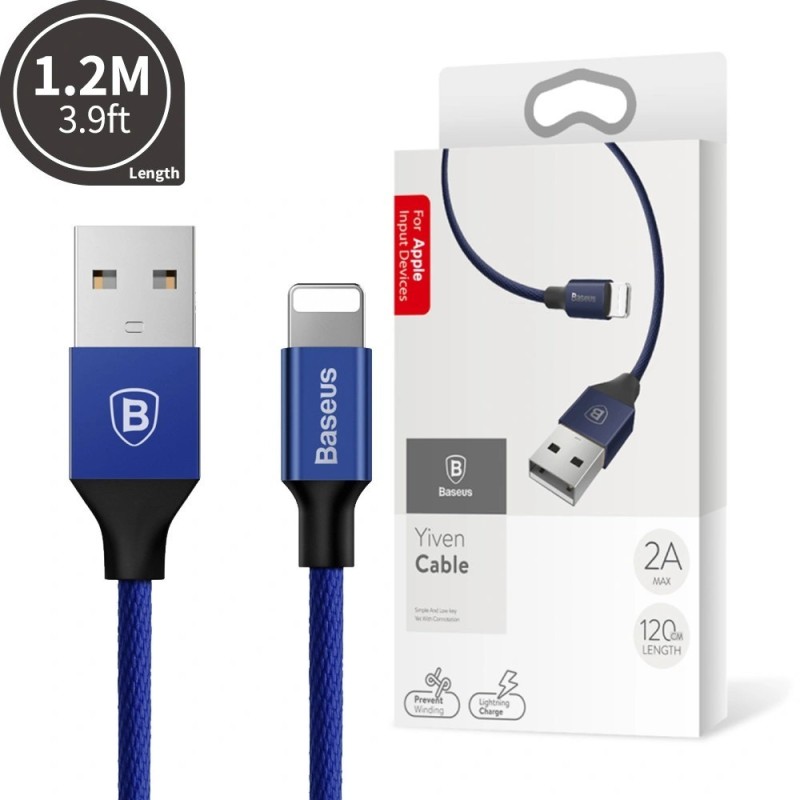 Premium Yiven USB to Lightning Data Charging Cable for iPhone 1.2M