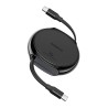 Premium Mingtu Series freely stretchable Fast Charging Data Cable Type-C - Black