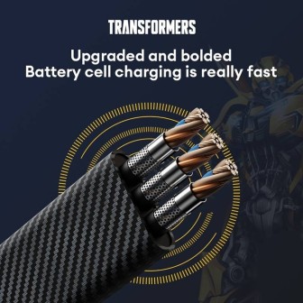 Transformers TF-A15 Deformed 4-in-1 Charging Cable 65W Super Fast