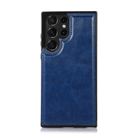Thumbnail for Samsung Galaxy S23 Ultra Leather Wallet Flip Case Cover - Black