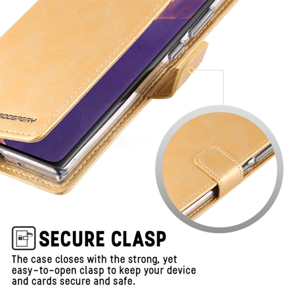 Samsung Galaxy Note 20 Leather Wallet Flip Case Cover - Black