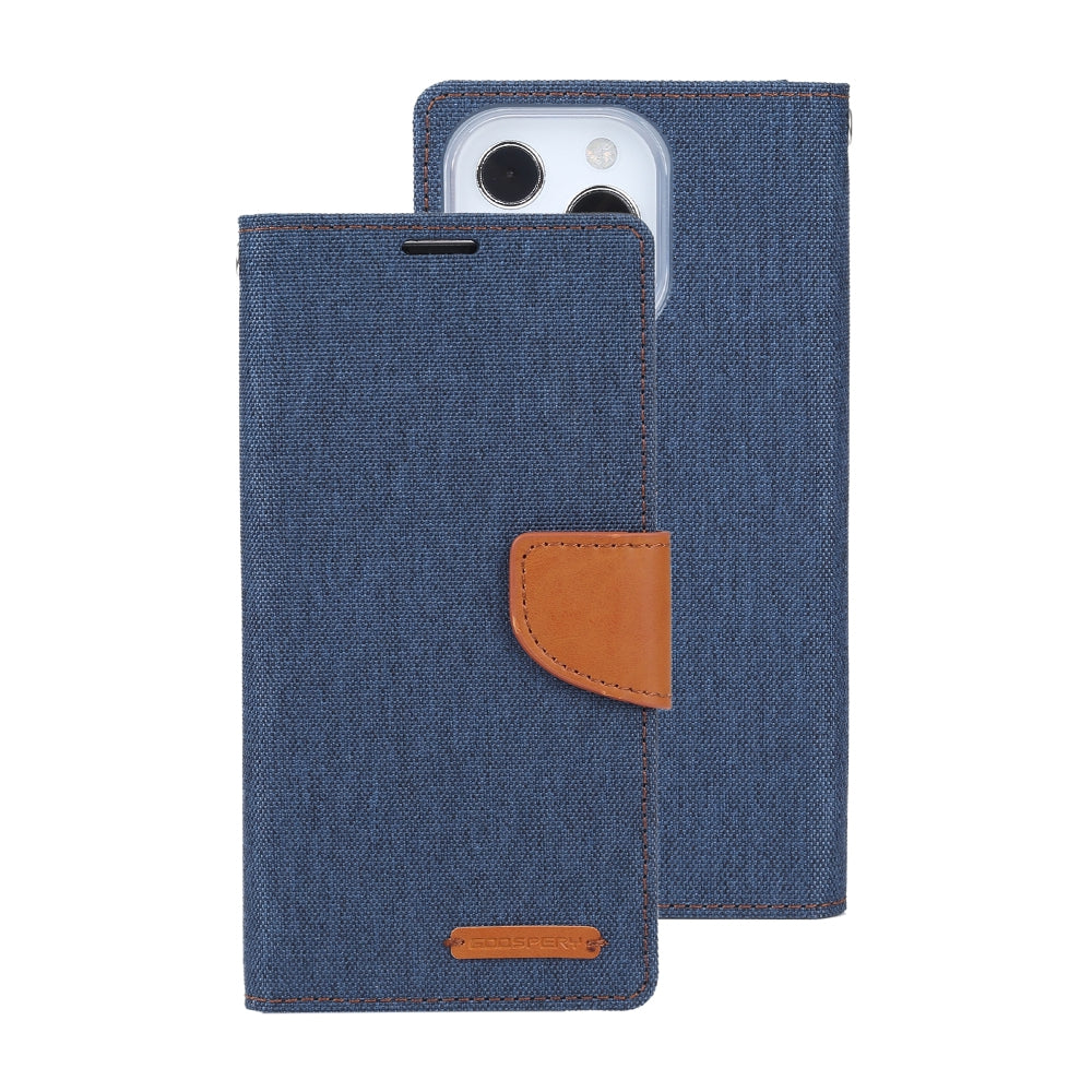 iPhone 14 Leather Wallet Flip Case Cover - Black