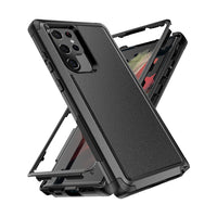 Thumbnail for Samsung Galaxy S22 Ultra Heavy-Duty Armor Case Cover - Black