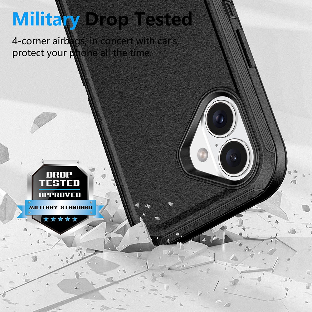 iPhone 17 Heavy-Duty Armor MagSafe Case Cover - Navy