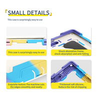 Thumbnail for Samsung Galaxy Tab S9 + Heavy-Duty Armor Case Cover - Blue