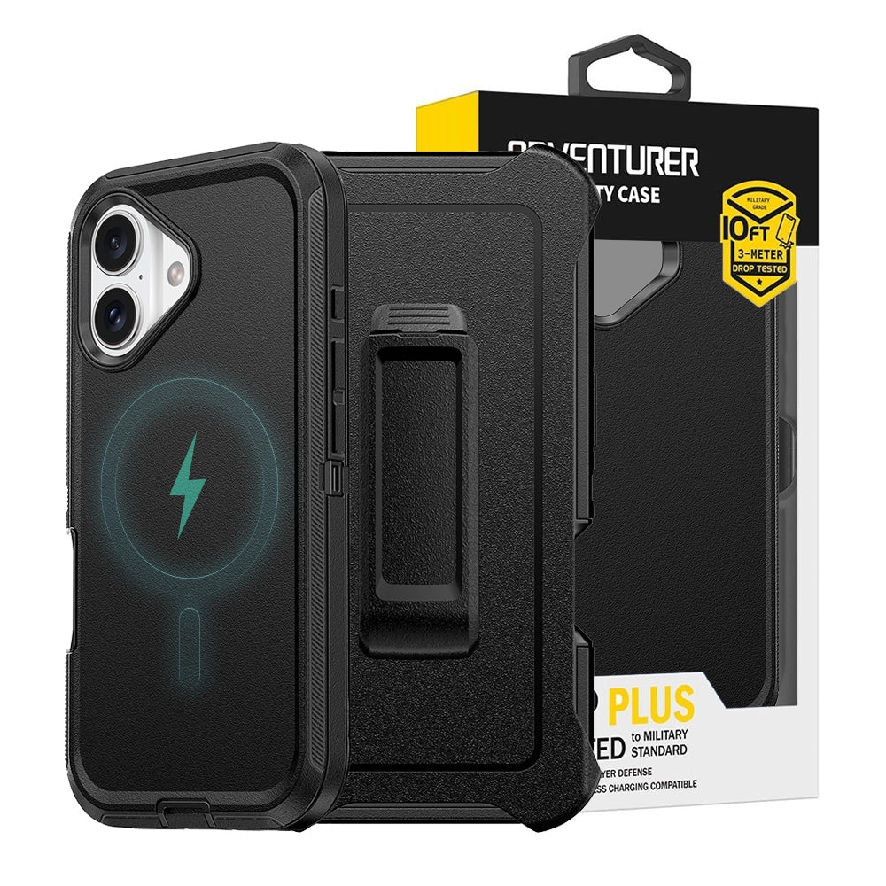 iPhone 16 Heavy-Duty Armor MagSafe Case Cover