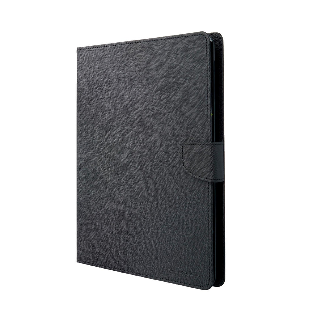 iPad 10.2 Leather Wallet Flip Case Cover - Black