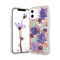 Thumbnail for Dried Flower Bling Gold Foil Clear Case Cover for iPhone 12 Pro Max - Gold