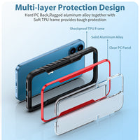 Thumbnail for iphone-14-plus-heavy-duty-armor-case-cover-black-22029 Black