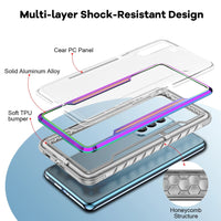 Thumbnail for Samsung Galaxy S23 Plus Heavy-Duty Armor Case Cover - Black