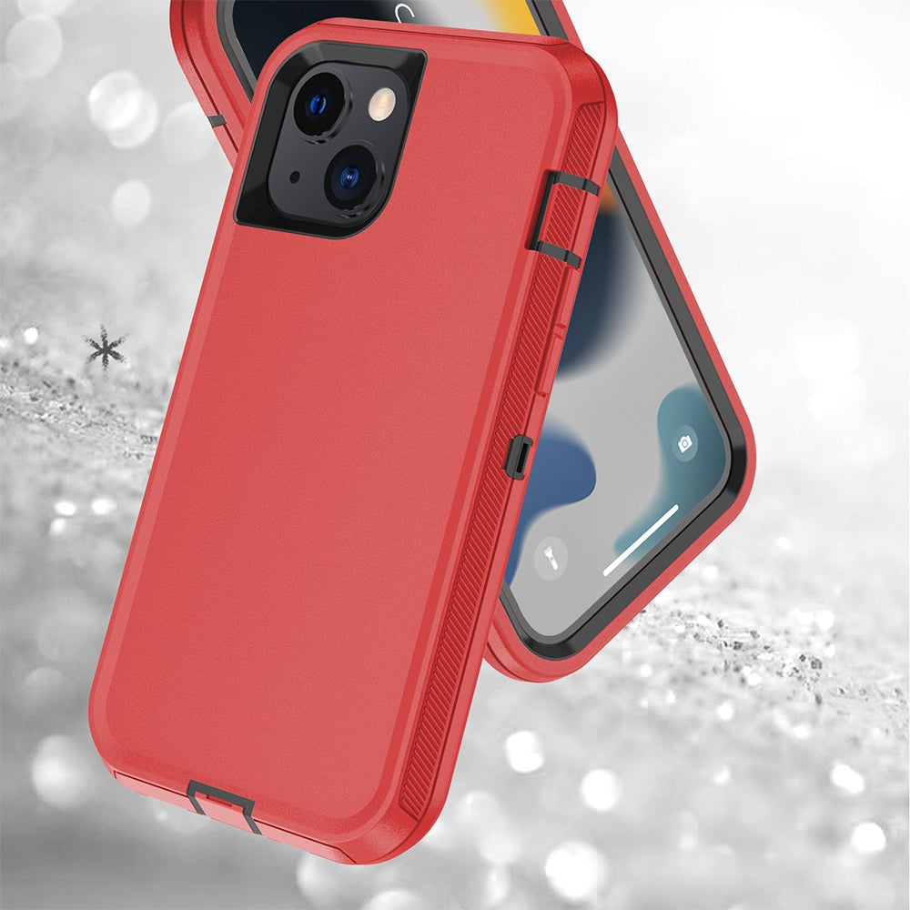 iphone-13-heavy-duty-armor-case-cover-red-172722 Red