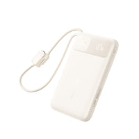 Thumbnail for EnerFill FC11 Digital Display Power Bank with Dual Built-in Cables 10000mAh 22.5W - Beige