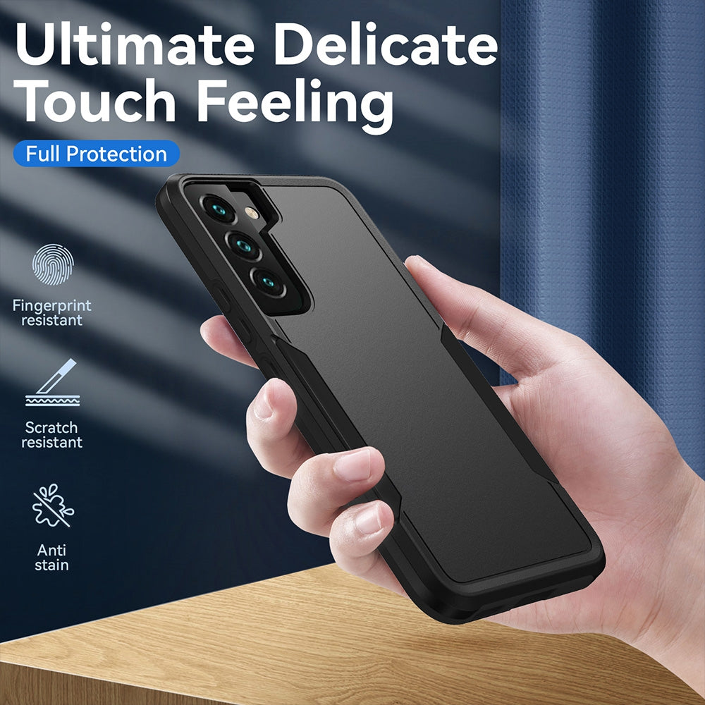 Dual Layer Shockproof Case Cover for Samsung Galaxy S22 - Black