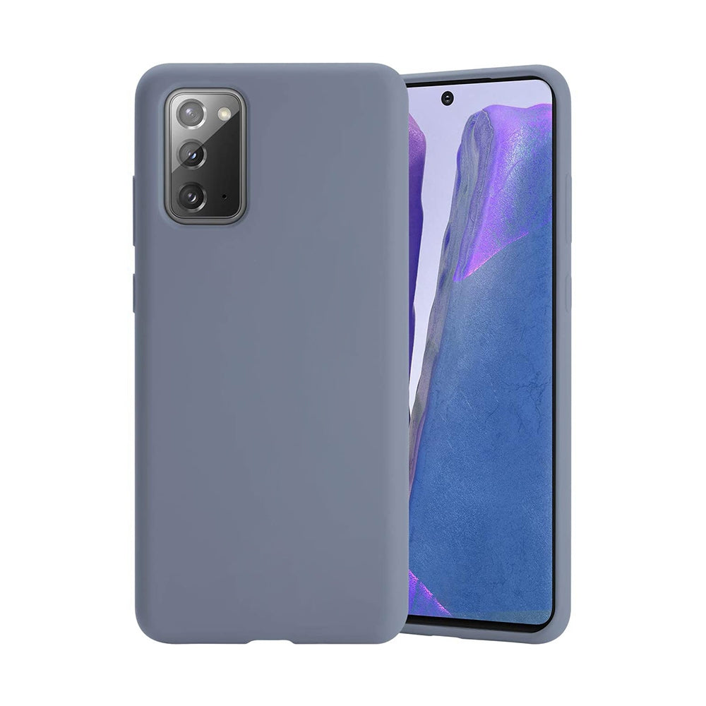 Liquid Silicone Case Cover for Samsung Galaxy S20 - Black