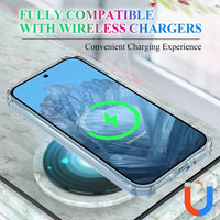 Thumbnail for High Quality Acrylic + TPU Hybrid Transparent Case Cover With Magnetic Ring For Google Pixel 10 Pro XL