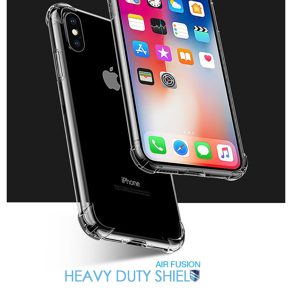 iPhone XS Max Clear Shockproof Case Cover - Clear