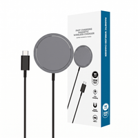 Thumbnail for Magnetic Wireless Charging Cable - 15W Fast Charging, Compatible with MagSafe Technology & Qi Wireless Charging for All Devices Enabled with Wireless Charging