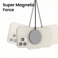 Thumbnail for Magnetic Wireless Charging Cable - 15W Fast Charging, Compatible with MagSafe Technology & Qi Wireless Charging for All Devices Enabled with Wireless Charging
