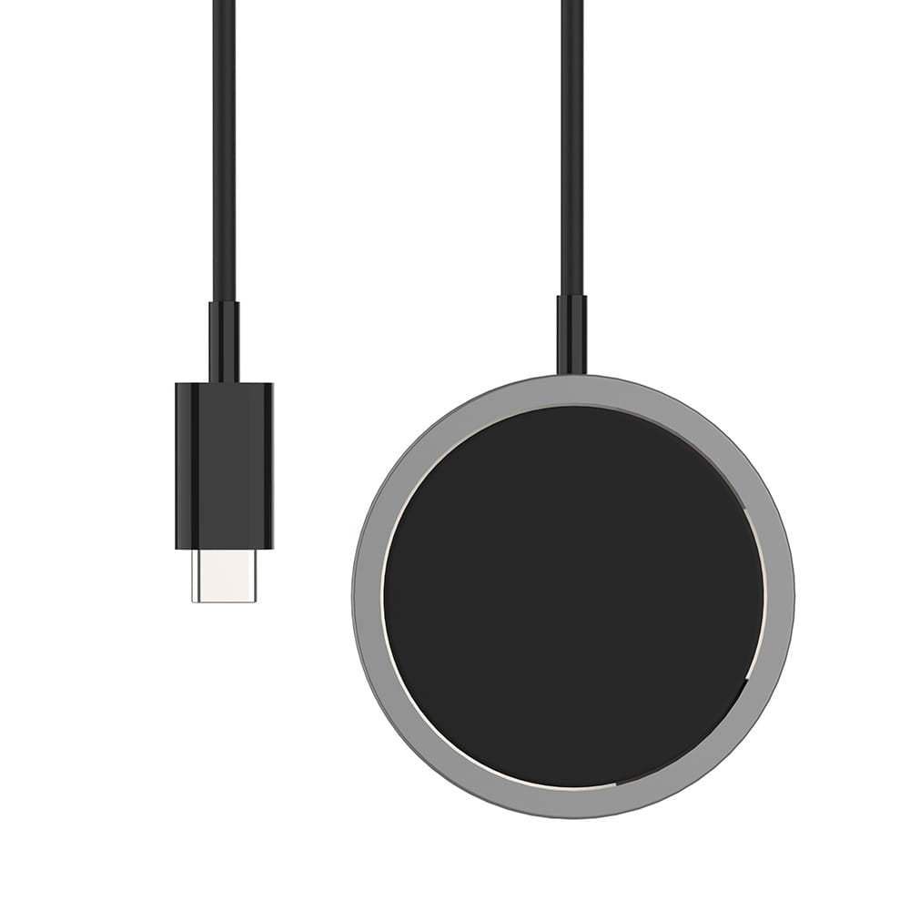 Magnetic Wireless Charging Cable - 15W Fast Charging, Compatible with MagSafe Technology & Qi Wireless Charging for All Devices Enabled with Wireless Charging