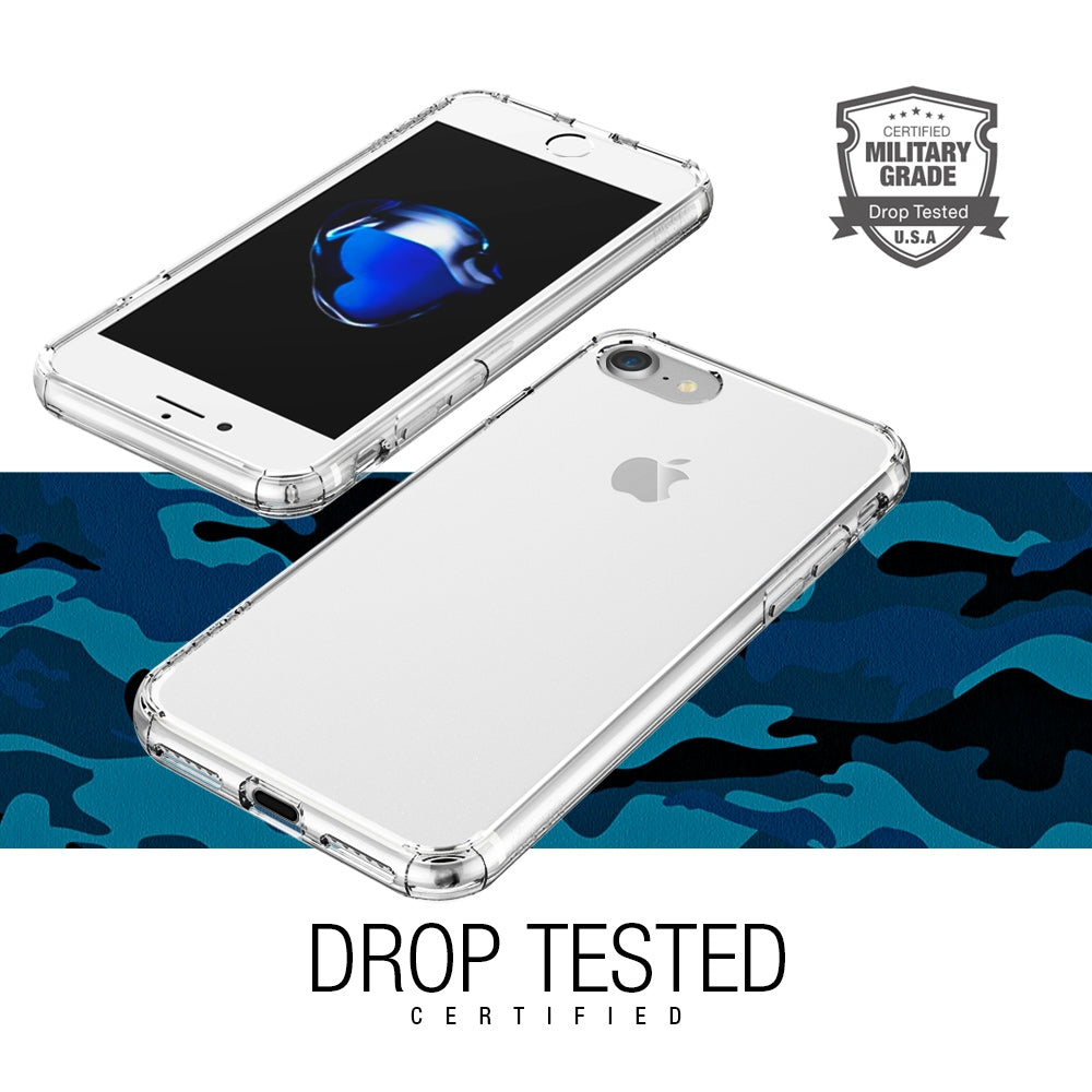 iPhone 7 Plus Clear Shockproof Case Cover - Clear