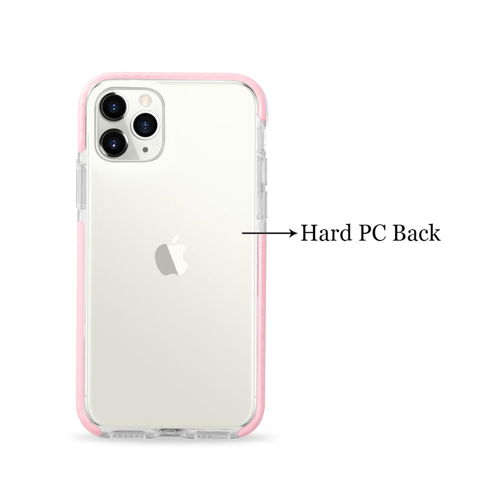 iphone-11-pro-clear-shockproof-case-cover-pink-21784 Pink