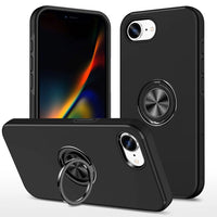 Thumbnail for iPhone 16E / 17E Magnetic Ring Holder Shockproof Case Cover - Navy