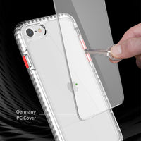 Thumbnail for iPhone 7 Clear Shockproof Case Cover - Red