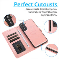 Thumbnail for Samsung Galaxy S22 Plus Leather Wallet Flip MagSafe Case Cover - Black