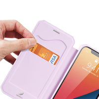 Thumbnail for SKIN-X Series Magnetic Flip Case Cover for iPhone 13 Pro - Black