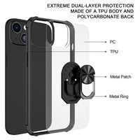 Thumbnail for iphone-13-shockproof-magsafe-case-cover-black-22271 Black