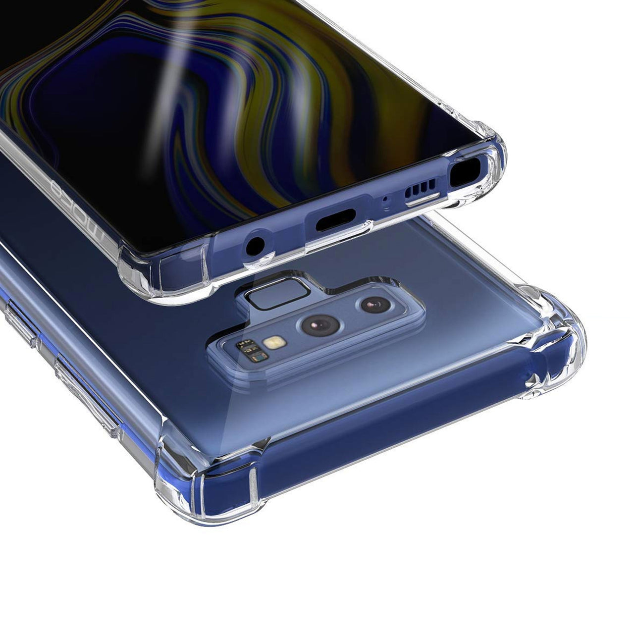 Samsung Galaxy Note 9 Clear Shockproof Case Cover - Clear
