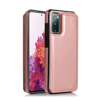 Thumbnail for Samsung Galaxy S20 Plus Leather Wallet Flip Case Cover - Black