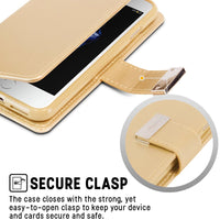Thumbnail for iPhone 7 Plus Leather Wallet Flip Case Cover - Black