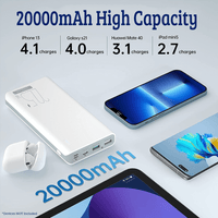 Thumbnail for Super Fast Charge Power Bank Of Sense6F 22.5W 20000mAh - White