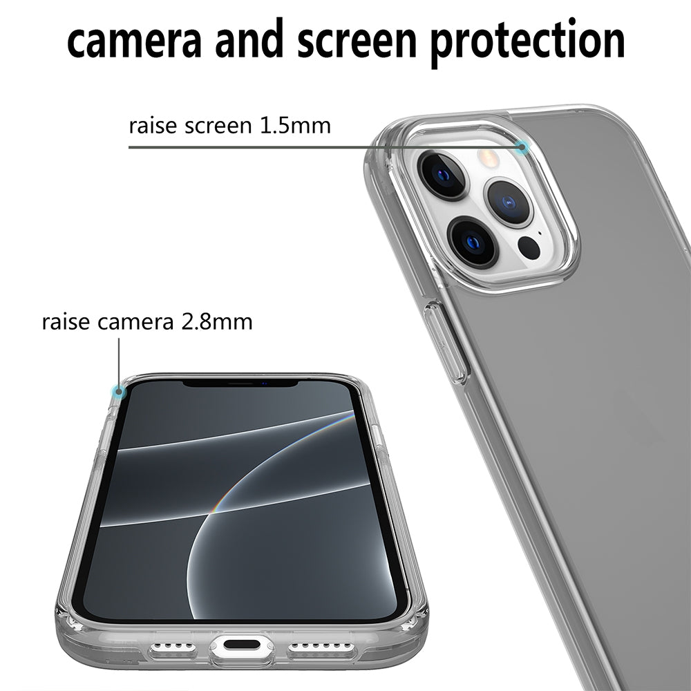 iphone-14-plus-clear-shockproof-case-cover-black-22936 Clear Black