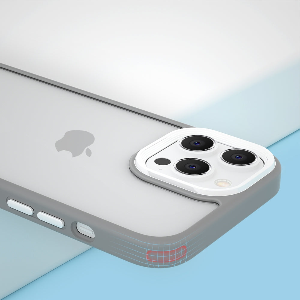 Candy Color Shockproof Hybrid Bumper Case Cover for iPhone X / XS - Black
