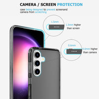 Thumbnail for Samsung Galaxy S24 Plus Clear Shockproof Case Cover - Black