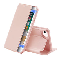 Thumbnail for SKIN-X Series Magnetic Flip Case Cover for iPhone 7 / 8 / SE - Black