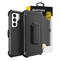 Thumbnail for Samsung Galaxy S24 Heavy-Duty Armor Case Cover - Black