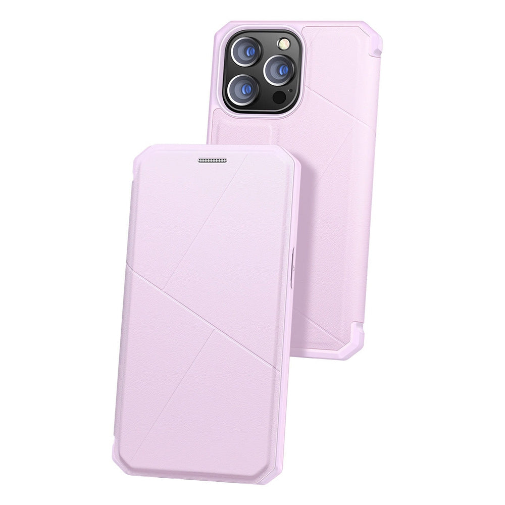 SKIN-X Series Magnetic Flip Case Cover for iPhone 13 Pro - Black
