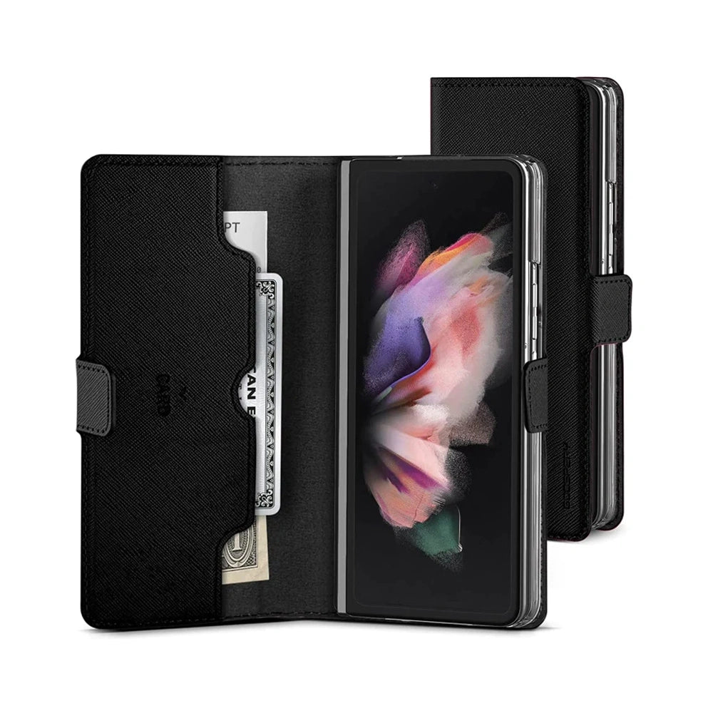 Samsung Galaxy Z Fold7 Leather Wallet Flip Case Cover