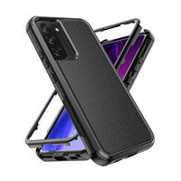 Thumbnail for Samsung Galaxy S22 Heavy-Duty Armor Case Cover - Black