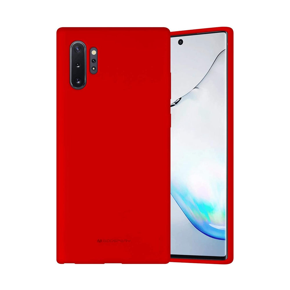 Samsung Galaxy Note 10 Plus Premium Silicone Case Cover - Red