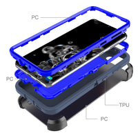 Thumbnail for Samsung Galaxy S20 FE Heavy-Duty Armor Case Cover - Black