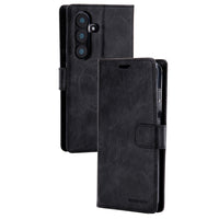 Thumbnail for Samsung Galaxy S25 FE Leather Wallet Flip MagSafe Case Cover - Black